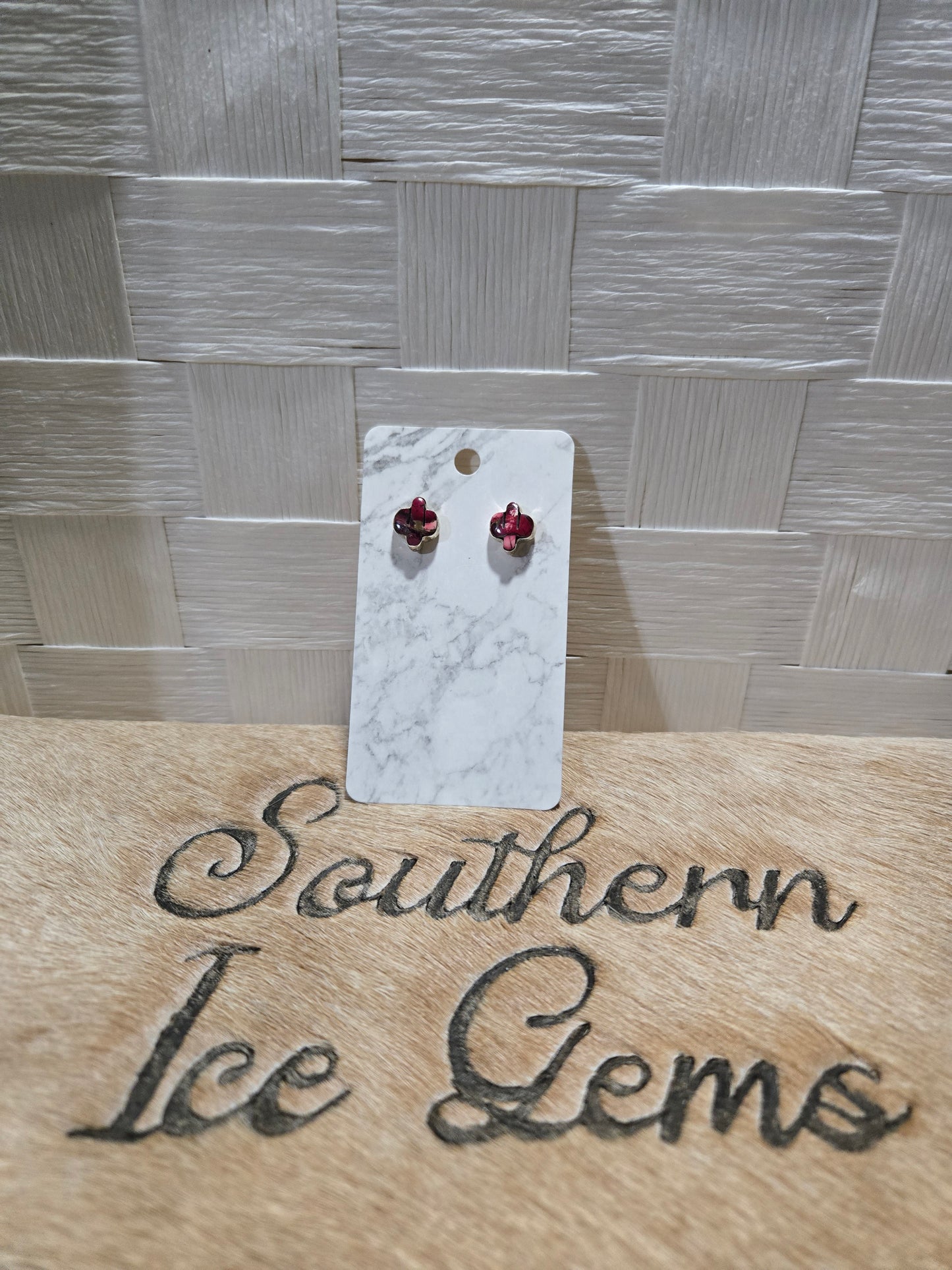 791 Rose Dahlia Cactus Studs