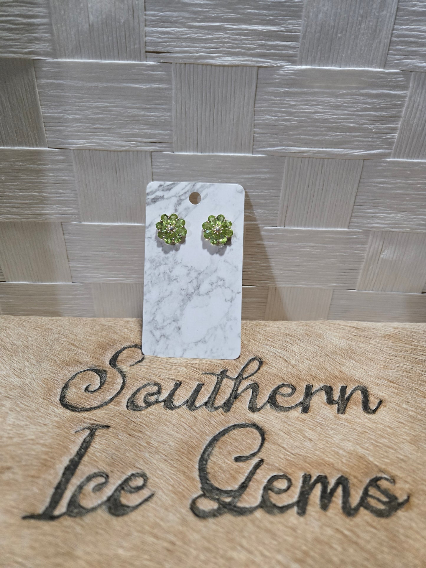 770 Peridot Studs