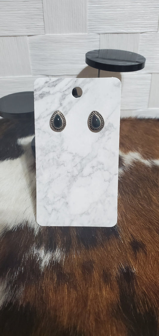 694 Crushed Opal Studs