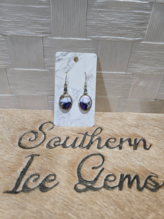 402 Violet Dahlia and Blue Topaz