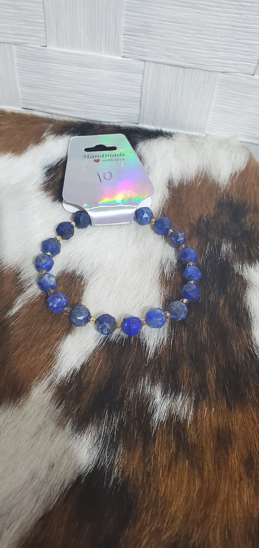 860 Lapis Lazuli Stretch Bracelet