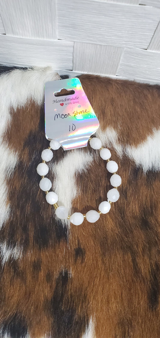 57 Moonstone Stretch Bracelet