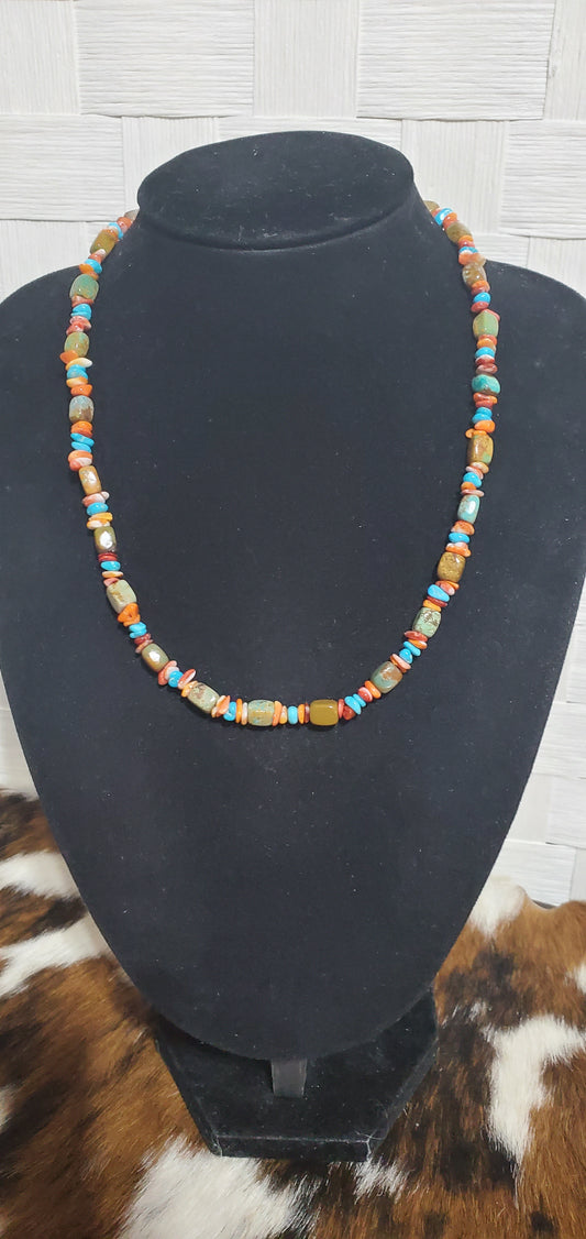 875 Turquoise and Spiny 18 Inch