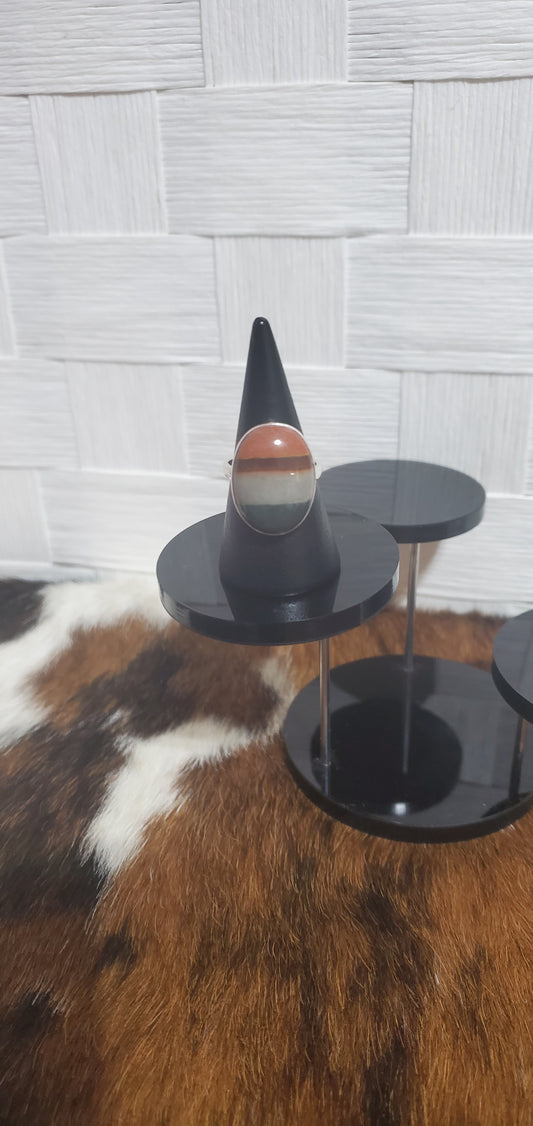 302 Polychrome Jasper Sz 6.25